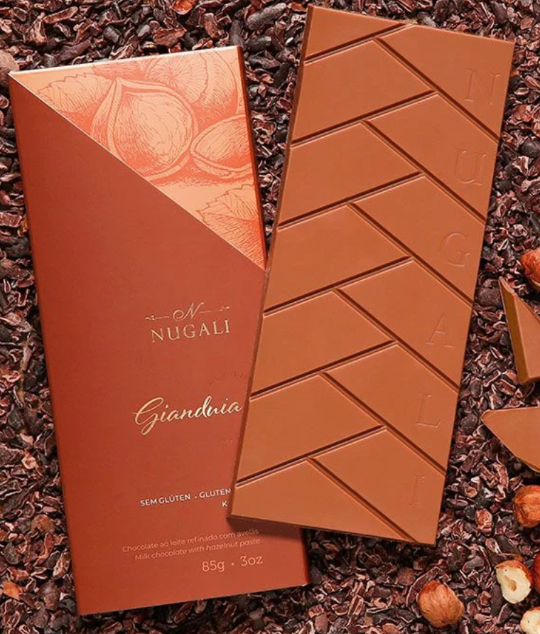 Gianduia Bar - Milk Chocolate with Hazelnuts Paste has received a Gold Award in America Food Awards 2021, awarded by America Newspaper. 